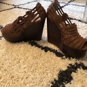 New Cathy Jean wedge heels, size 6